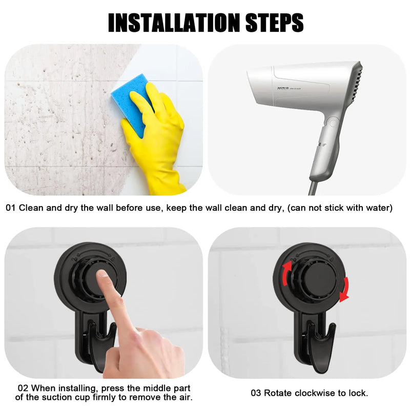 Ganci a ventosa - Fissaggio solido senza perforazione