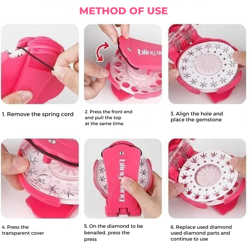 Agrafeuse Blinger Gem : Decorați-vă accesoriile cu strălucire