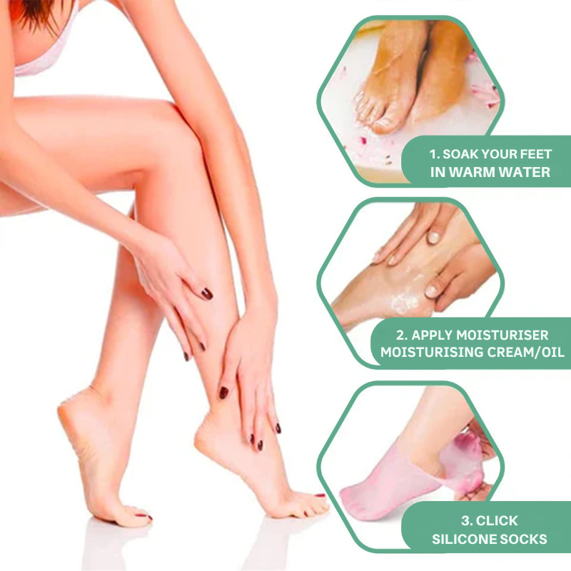 Silicone socks for soft and well-groomed feet